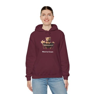 Piano Prodigy: 'Keys to Happiness' Unisex Hooded Sweatshirt