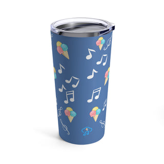 Music Clef Coffee Ice Cream Tumbler 20oz