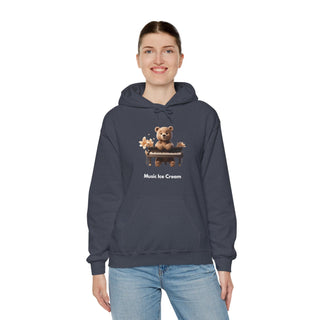 Piano Prodigy: 'Keys to Happiness' Unisex Hooded Sweatshirt