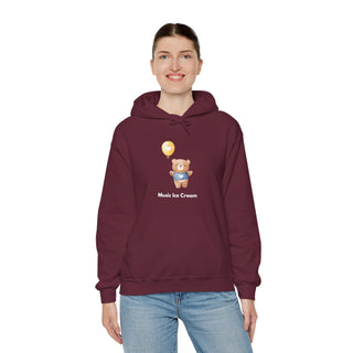 Melodic Journey: 'Harmony in the Air' Unisex Hooded Sweatshirt