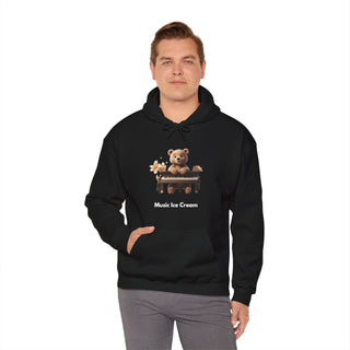 Piano Prodigy: 'Keys to Happiness' Unisex Hooded Sweatshirt