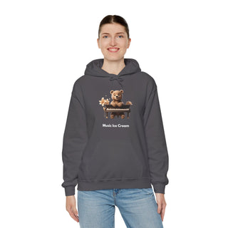 Piano Prodigy: 'Keys to Happiness' Unisex Hooded Sweatshirt