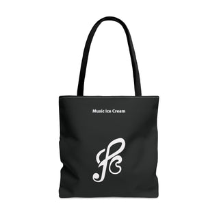 Harmony Delight Treble Clef & Ice Cream Tote Bag