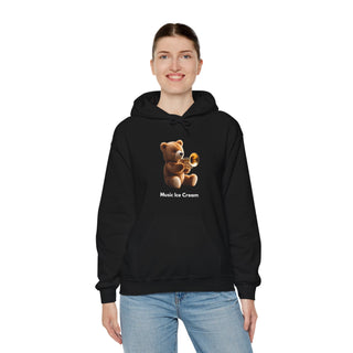 Trumpet Tunes: 'Bear the Brass' Unisex Hooded Sweatshirt