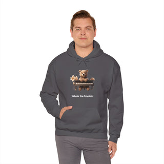 Piano Prodigy: 'Keys to Happiness' Unisex Hooded Sweatshirt