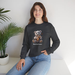 Melodic Indulgence: 'Violin & Vanilla' Unisex Crewneck Sweatshirt