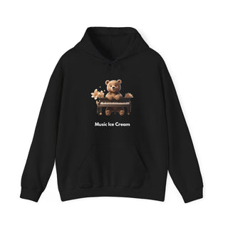 Piano Prodigy: 'Keys to Happiness' Unisex Hooded Sweatshirt