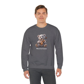 Melodic Indulgence: 'Violin & Vanilla' Unisex Crewneck Sweatshirt