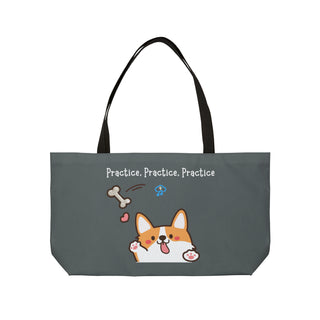 Practice, Practice, Practice Artistic Weekender Tote Bag