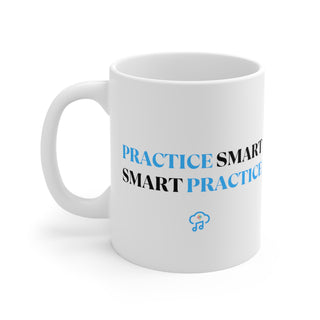 Masterful Melodies: "Practice Smart, Smart Practice" Inspirational Mug 11oz