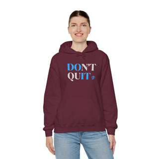 Endurance Emblem: "Do Not Quit!" Unisex Hooded Sweatshirt