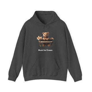 Piano Prodigy: 'Keys to Happiness' Unisex Hooded Sweatshirt