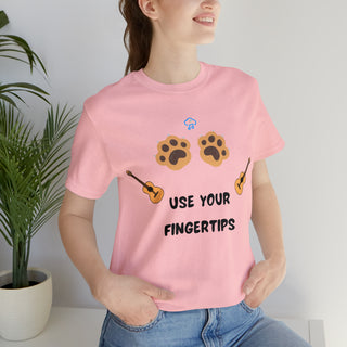 Use Your Fingertips Musical Dog Unisex T-Shirt