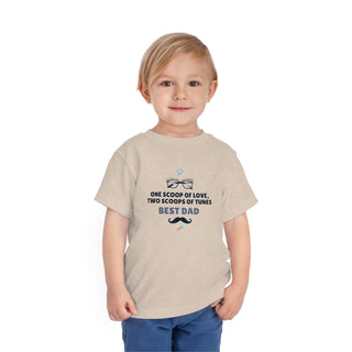 One Scoop of Love, Two Scoops of Tunes Toddler's Tee