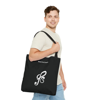 Harmony Delight Treble Clef & Ice Cream Tote Bag