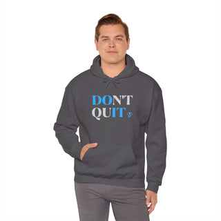 Endurance Emblem: "Do Not Quit!" Unisex Hooded Sweatshirt