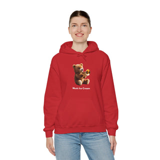 Trumpet Tunes: 'Bear the Brass' Unisex Hooded Sweatshirt