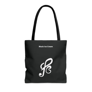 Harmony Delight Treble Clef & Ice Cream Tote Bag