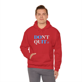 Endurance Emblem: "Do Not Quit!" Unisex Hooded Sweatshirt