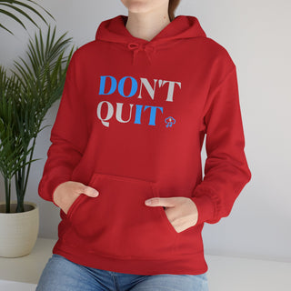 Endurance Emblem: "Do Not Quit!" Unisex Hooded Sweatshirt