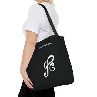 Harmony Delight Treble Clef & Ice Cream Tote Bag