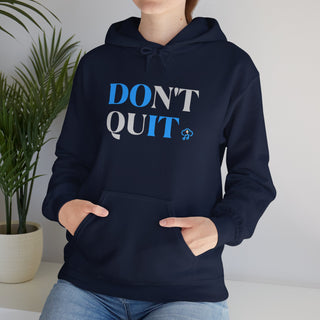 Endurance Emblem: "Do Not Quit!" Unisex Hooded Sweatshirt