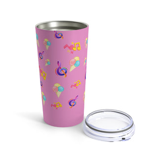 Dance of Treble Clefs Tumbler 20oz