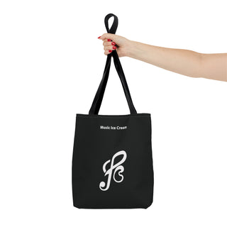 Harmony Delight Treble Clef & Ice Cream Tote Bag