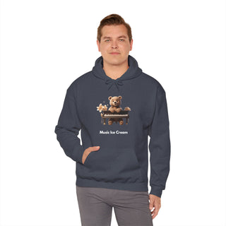 Piano Prodigy: 'Keys to Happiness' Unisex Hooded Sweatshirt