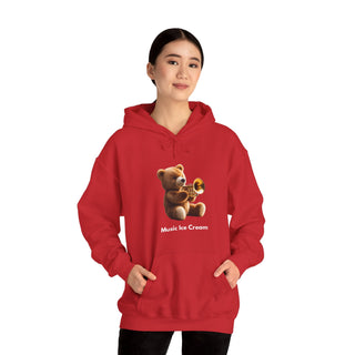 Trumpet Tunes: 'Bear the Brass' Unisex Hooded Sweatshirt