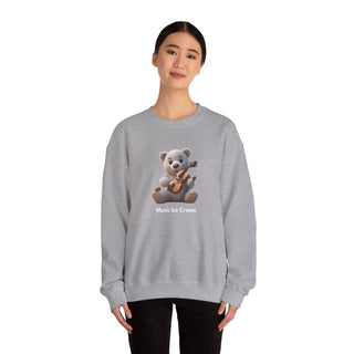 Melodic Indulgence: 'Violin & Vanilla' Unisex Crewneck Sweatshirt