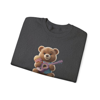 Melodic Treats: 'Ice Cream & Instruments' Unisex Crewneck Sweatshirt