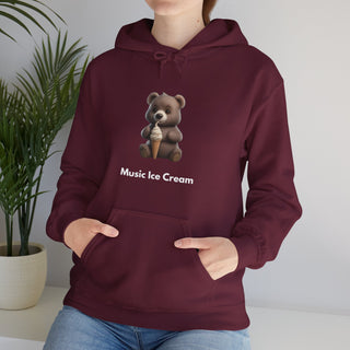 Sweet Melody: 'Tunes and Treats' Unisex Hooded Sweatshirt