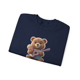 Melodic Treats: 'Ice Cream & Instruments' Unisex Crewneck Sweatshirt