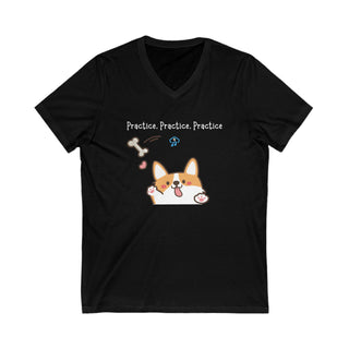 Practice, Practice, Practice Unisex V-Neck Tee