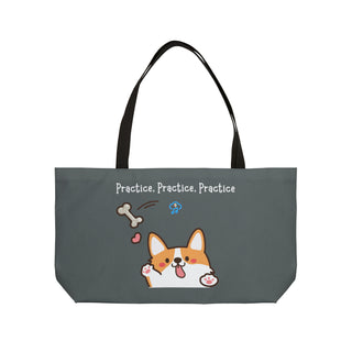 Practice, Practice, Practice Artistic Weekender Tote Bag