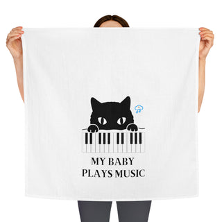 My Baby Plays Music Tea Towel