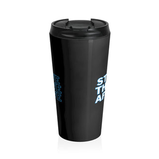 Journey Jubilee: "Strive, Thrive, Arrive!" Stainless Steel Travel Mug 15 oz