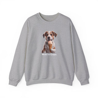 Sweet Serenity: 'Wise Pooch Indulgence' Unisex Crewneck Sweatshirt