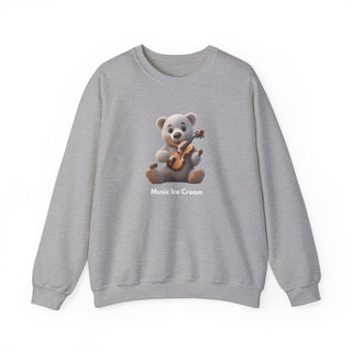 Melodic Indulgence: 'Violin & Vanilla' Unisex Crewneck Sweatshirt