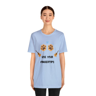 Use Your Fingertips Musical Dog Unisex T-Shirt