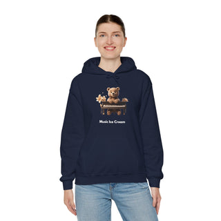 Piano Prodigy: 'Keys to Happiness' Unisex Hooded Sweatshirt