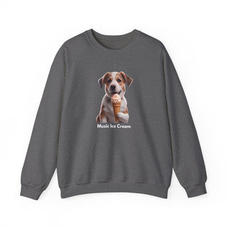 Sweet Serenity: 'Wise Pooch Indulgence' Unisex Crewneck Sweatshirt