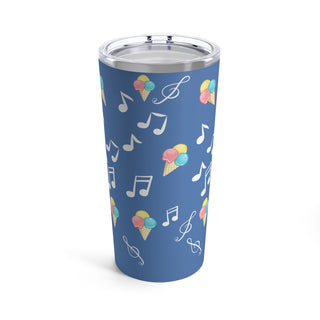 Music Clef Coffee Ice Cream Tumbler 20oz