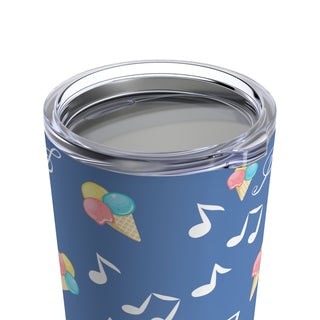 Music Clef Coffee Ice Cream Tumbler 20oz