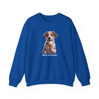 Sweet Serenity: 'Wise Pooch Indulgence' Unisex Crewneck Sweatshirt