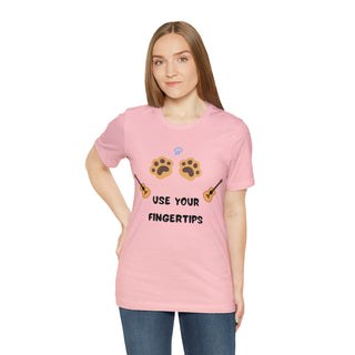 Use Your Fingertips Musical Dog Unisex T-Shirt