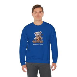 Melodic Indulgence: 'Violin & Vanilla' Unisex Crewneck Sweatshirt