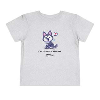 You Cannot Catch Me! Mischievous Pup Toddler's Tee