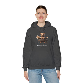 Piano Prodigy: 'Keys to Happiness' Unisex Hooded Sweatshirt